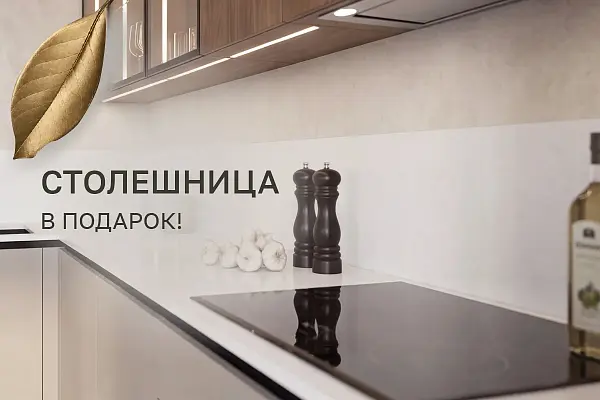 Столешница в подарок!